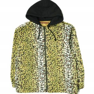 シュプリーム(Supreme)のSUPREME シュプリーム 23AW Fleece Zip Up Hooded Shirt フリースジップアップフーデッドシャツ L Brown Leopard WEEK11 パーカー トップス【新古品】【中古】【SUPREME】(シャツ)