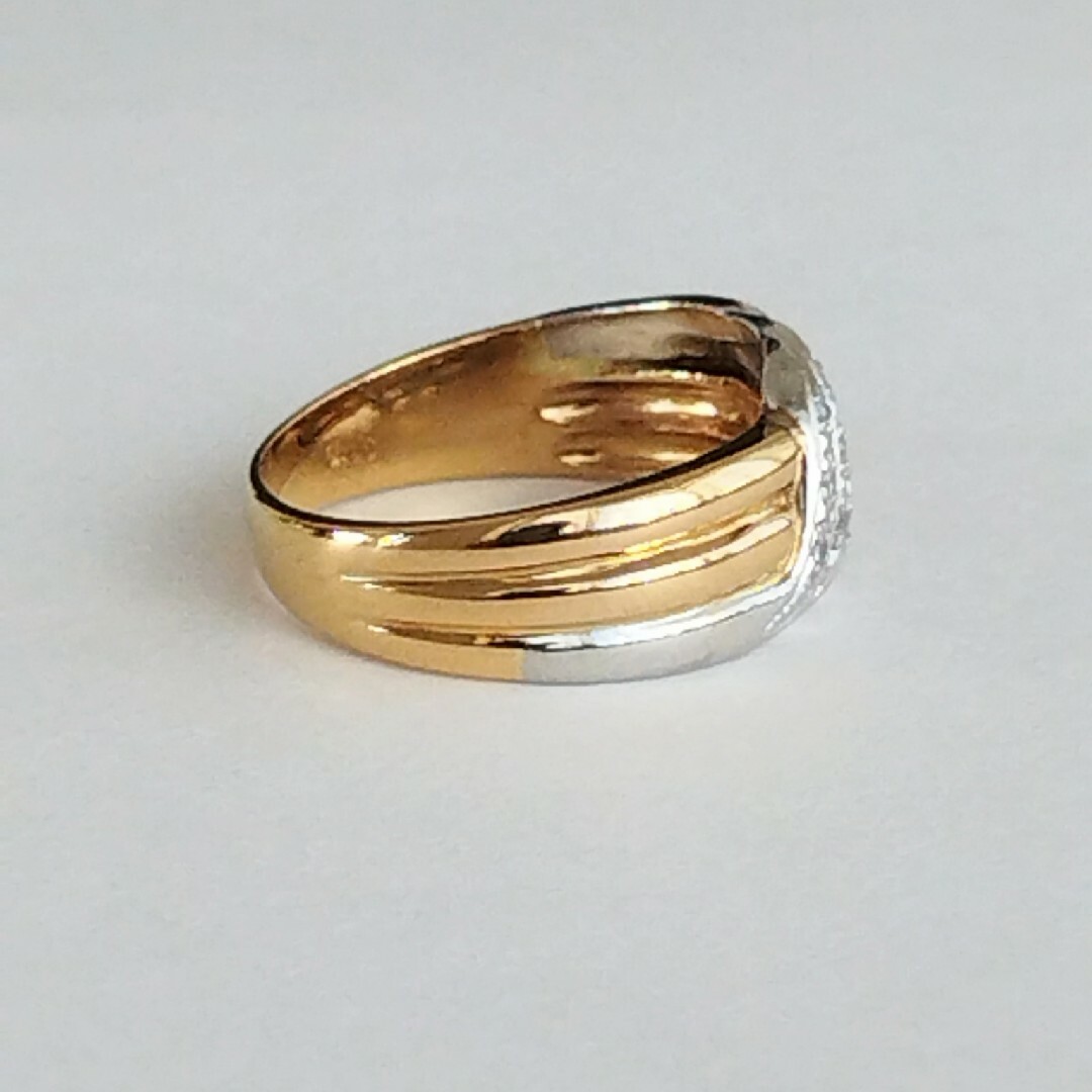 11.5号〜12号k18/pt900ダイヤモンドリング レディースのアクセサリー(リング(指輪))の商品写真