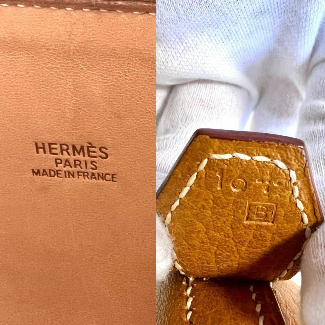 Hermes(エルメス)のHERMES エルメス ボリード37 アルデンヌ ゴールド □B刻印 レディースのバッグ(ハンドバッグ)の商品写真