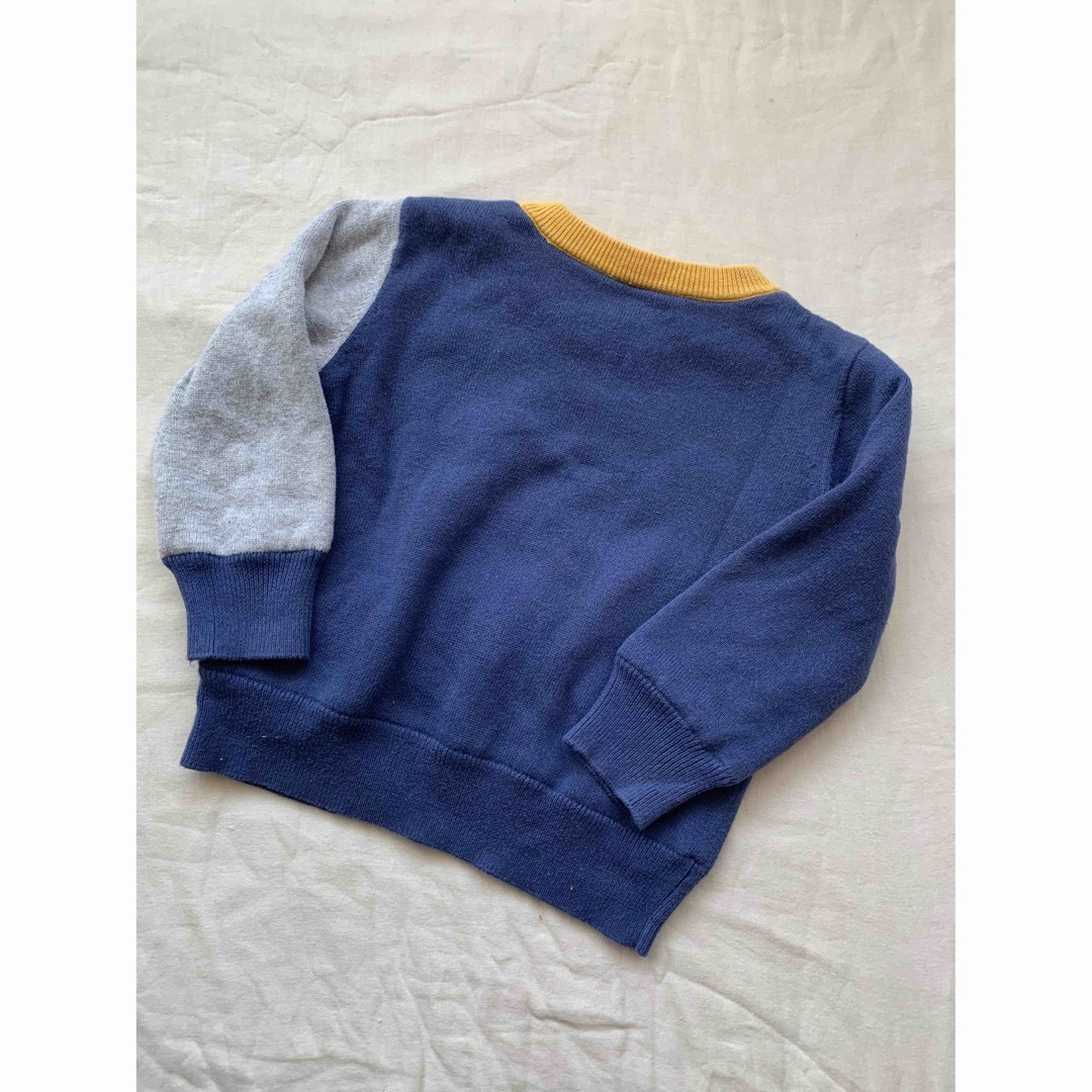 babyGAP(ベビーギャップ)のGAP 動物ニット お揃い 兄弟 裏起毛 80cm 105cm 100 110 キッズ/ベビー/マタニティのベビー服(~85cm)(ニット/セーター)の商品写真