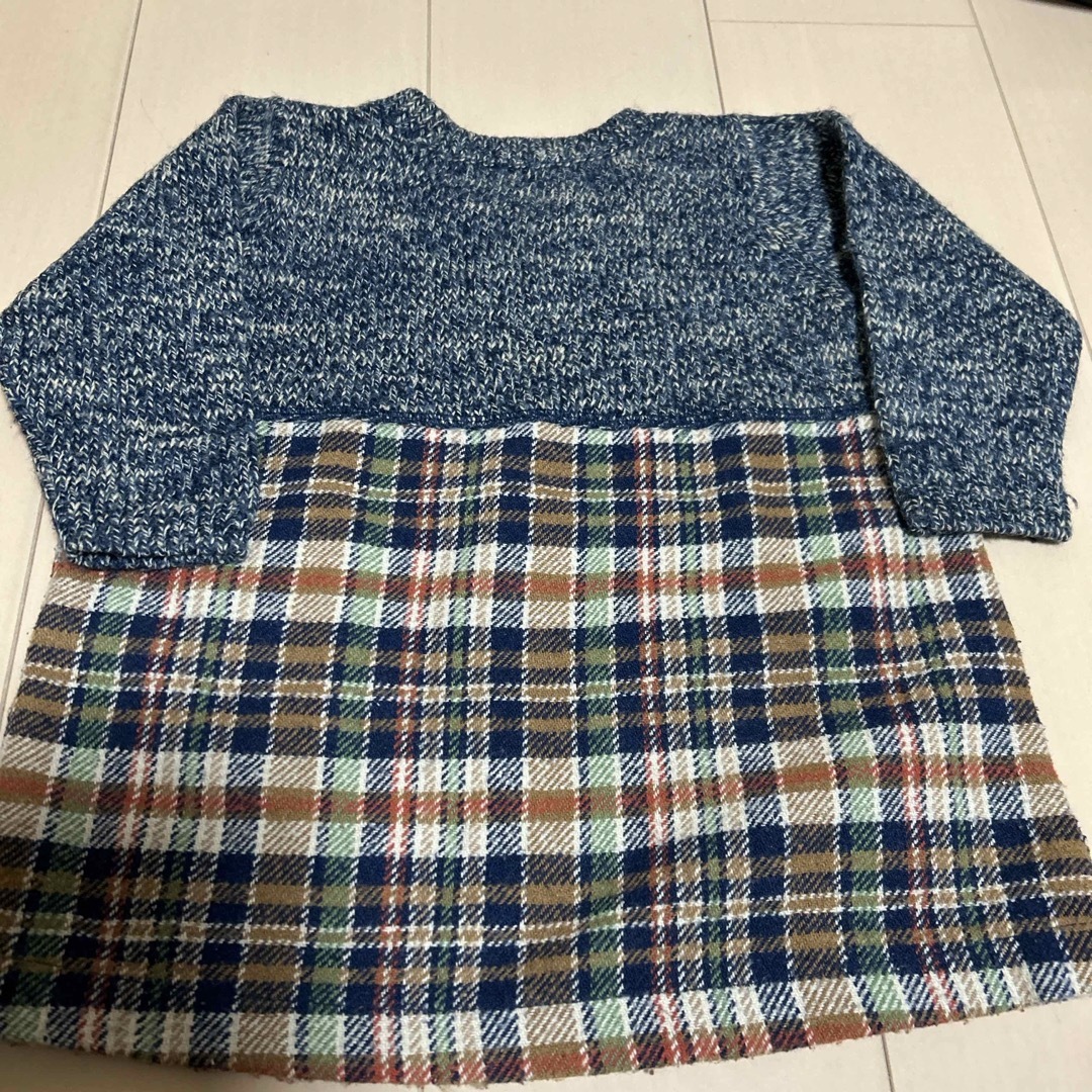 ELLE(エル)のELLE ニット　セーター　90 女の子　チュニック キッズ/ベビー/マタニティのキッズ服女の子用(90cm~)(ニット)の商品写真