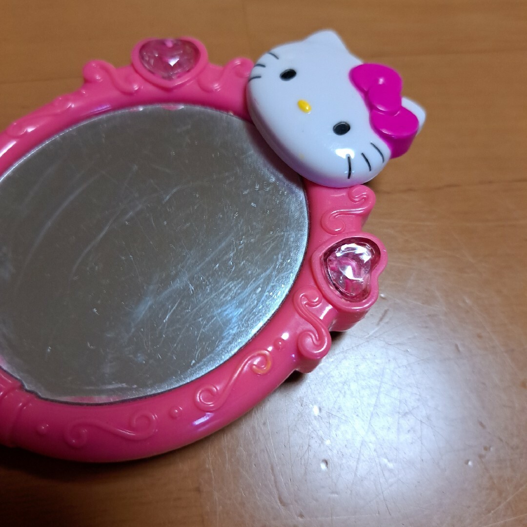 ハローキティ(ハローキティ)のキティちゃん　鏡　おもちゃ エンタメ/ホビーのおもちゃ/ぬいぐるみ(キャラクターグッズ)の商品写真