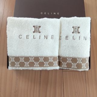 セリーヌ　CELINE　枕カバー　ピローケース　マカダム柄　ベージュ