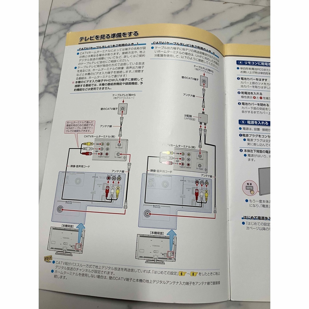 東芝(トウシバ)の東芝レグザ　65 Z8X   TOSHIBA REGZA 取説　取扱説明書 スマホ/家電/カメラのテレビ/映像機器(その他)の商品写真