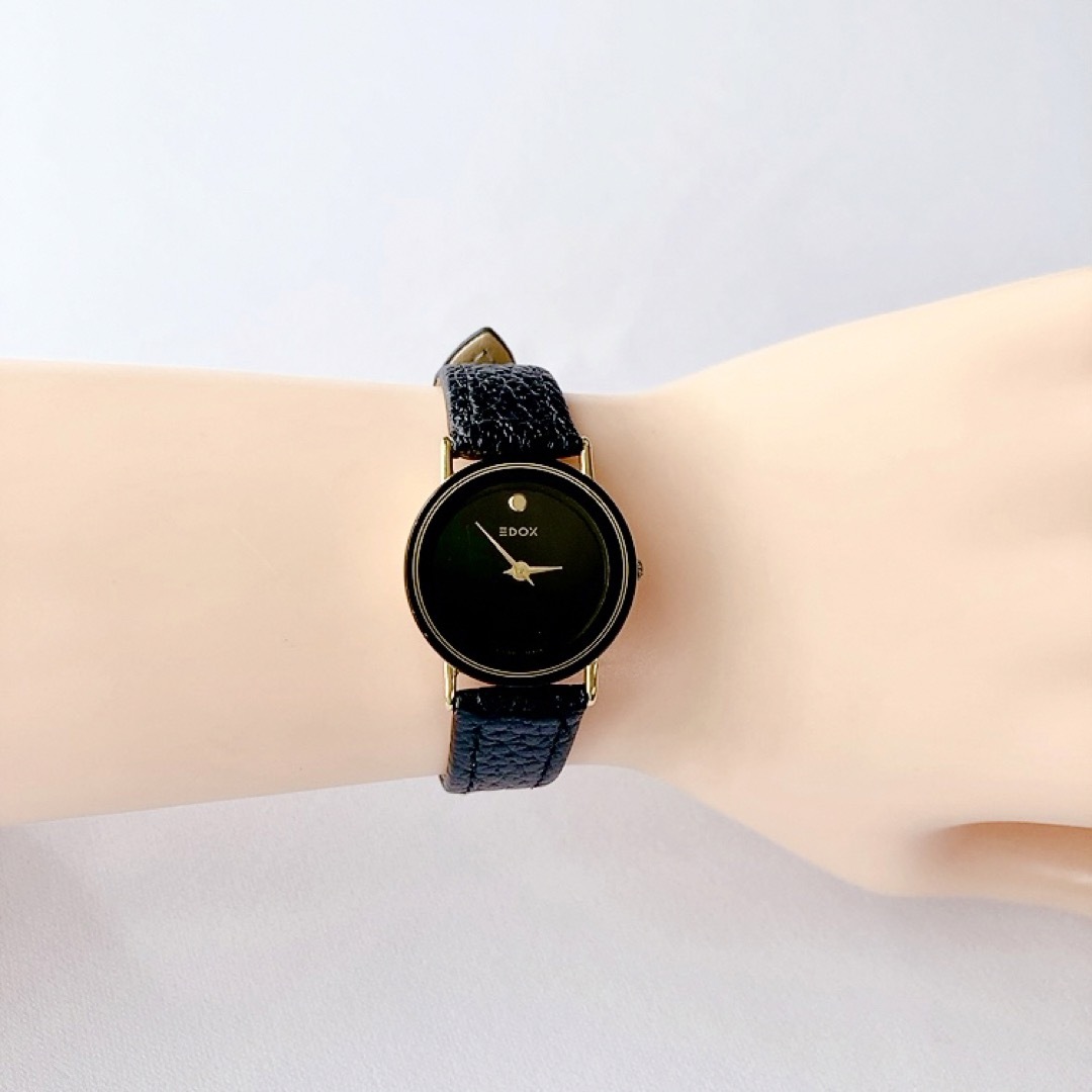 EDOX(エドックス)のSWISS名門　EDOX レディースクォーツ 腕時計　稼動品　#28017 レディースのファッション小物(腕時計)の商品写真
