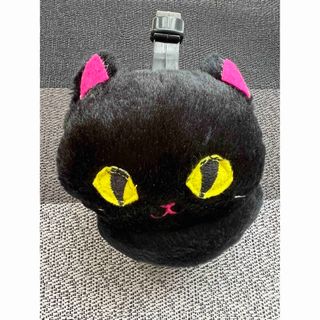 黒猫　ねこ　ぬいぐるみ　イヤーマフ 調節可能　耳当て　耳あて　キッズ　レディース(イヤーマフ)