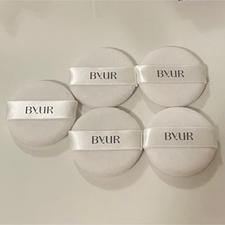 BYUR バイユア セラムフィット ルースフェイスパウダー パフ5個(パフ・スポンジ)