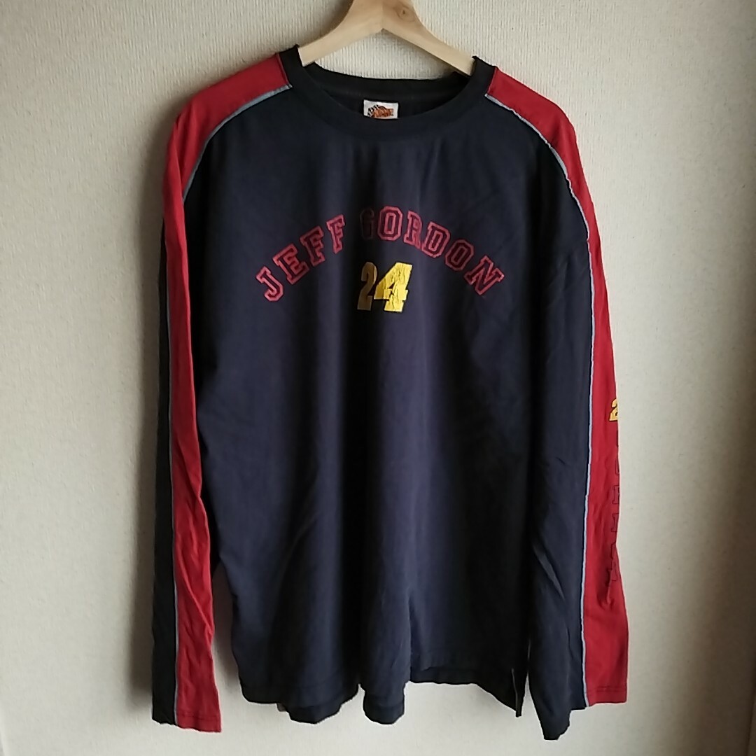 古着 WINNER’S CIRCLE ロンT　XLサイズ　JEFF GORDON メンズのトップス(Tシャツ/カットソー(七分/長袖))の商品写真