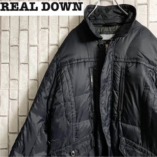 【極上品】 Real Down ダウン ジャケット ダウン90%(ダウンジャケット)