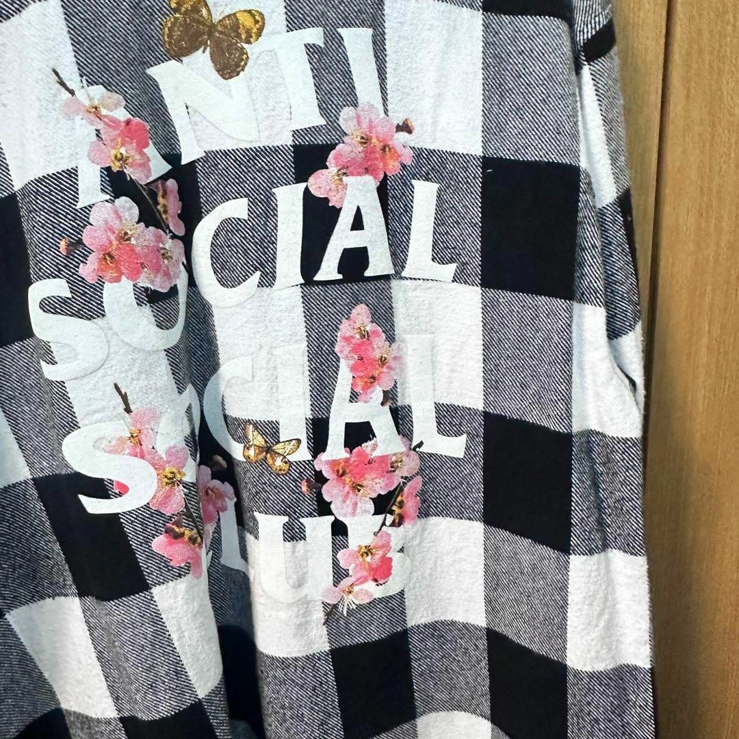 ANTI SOCIAL SOCIAL CLUB(アンチソーシャルソーシャルクラブ)のASSC バックロゴ　ネルシャツ メンズのトップス(シャツ)の商品写真