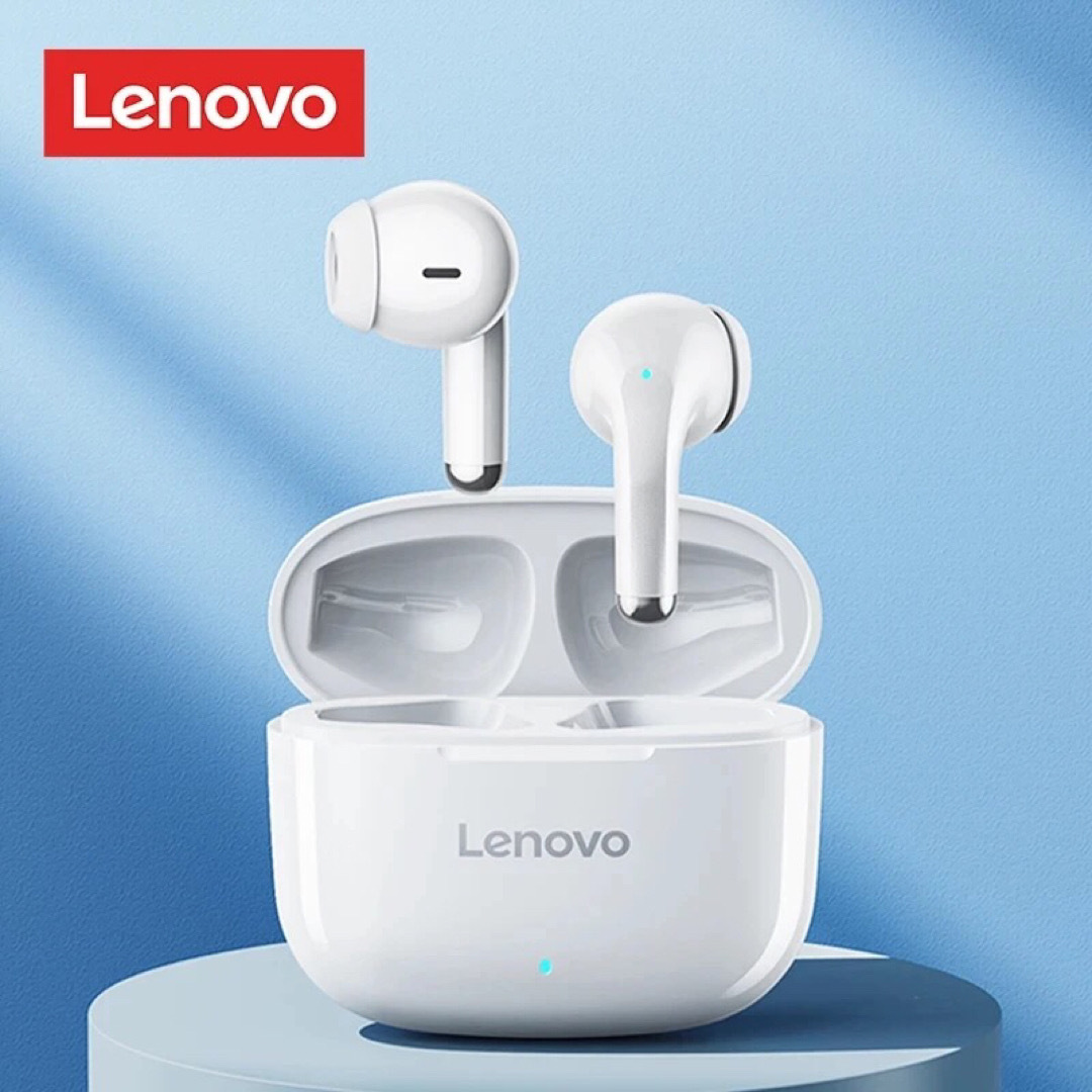 Lenovo(レノボ)のワイヤレスイヤホン　thinkplus Livepods LP40pro 白色 スマホ/家電/カメラのオーディオ機器(ヘッドフォン/イヤフォン)の商品写真