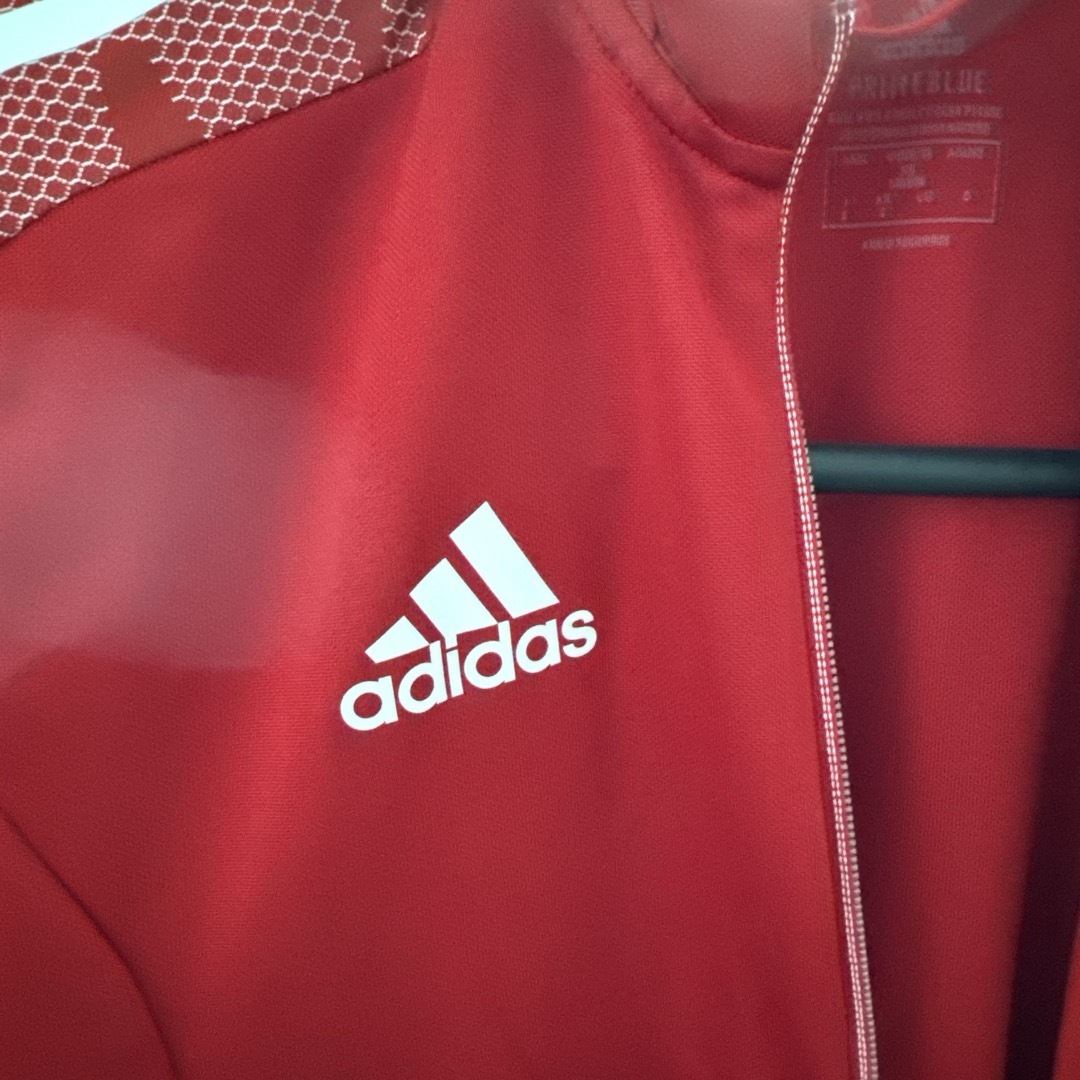 adidas(アディダス)のadidas アディダス　ジャージ　condivo 赤　Sサイズ スポーツ/アウトドアのサッカー/フットサル(ウェア)の商品写真