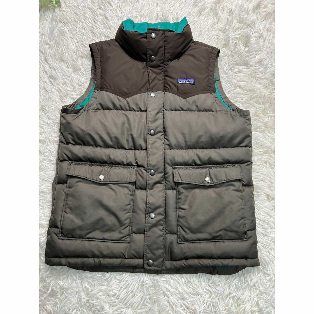 patagonia(パタゴニア)の人気カラー メンズ パタゴニア スリングショット ダウンベスト S バイカラー メンズのジャケット/アウター(ダウンジャケット)の商品写真