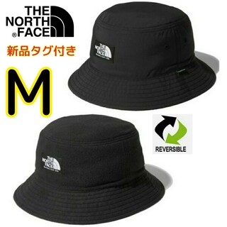 ザノースフェイス(THE NORTH FACE)のノースフェイス リバーシブル バケットハット M ブラック 帽子(ハット)