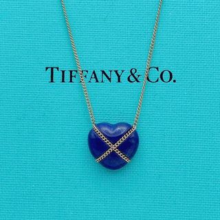 ティファニー(Tiffany & Co.)の【極美品】Tiffany & Co. ネックレス　ラピスラズリ　K18YG(ネックレス)