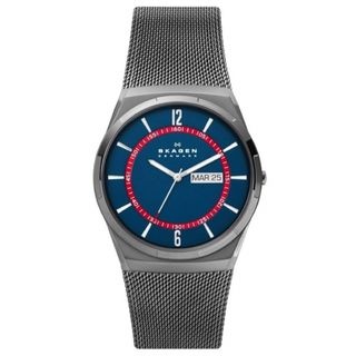 スカーゲン(SKAGEN)の【新品】SKAGEN MELBYE ブルー×チャコールシルバー(腕時計(アナログ))