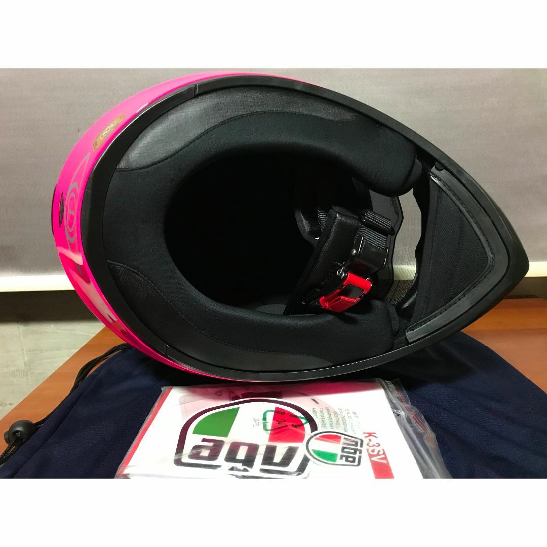 AGV(エージーブイ)のAGV K-3 SV ガイマーティン ML フルフェイスヘルメット ピンクブルー 自動車/バイクのバイク(ヘルメット/シールド)の商品写真