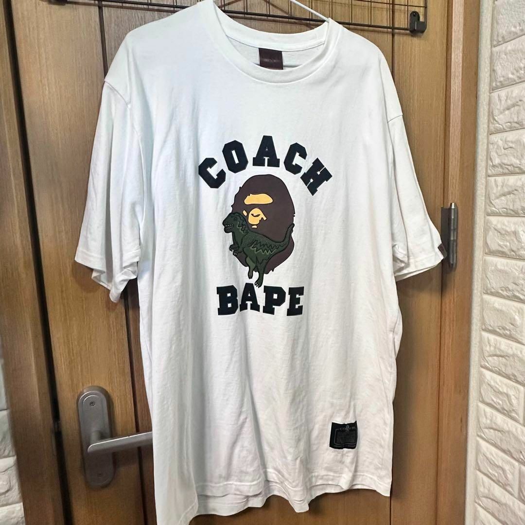 A BATHING APE(アベイシングエイプ)の【2XL】Bape coach コラボTシャツ メンズのトップス(Tシャツ/カットソー(半袖/袖なし))の商品写真