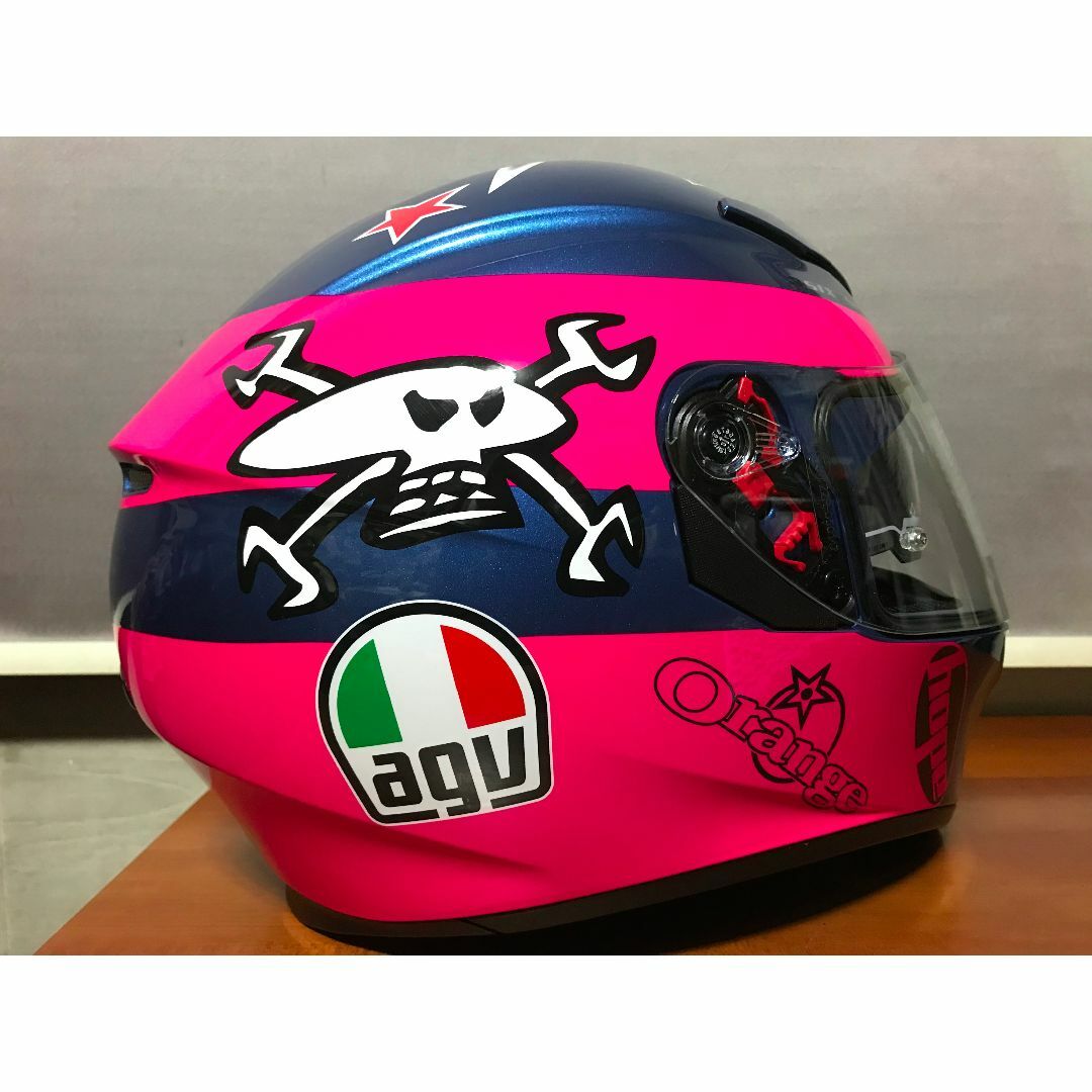 AGV(エージーブイ)のAGV XL フルフェイス ヘルメット K-3 SV Guy Martin 自動車/バイクのバイク(ヘルメット/シールド)の商品写真