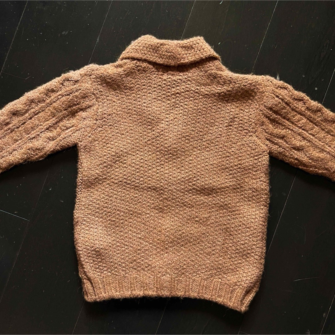 ZARA KIDS(ザラキッズ)のZARA BABY【2回着用】104cm ケーブル編みカーディガン キッズ/ベビー/マタニティのキッズ服男の子用(90cm~)(カーディガン)の商品写真