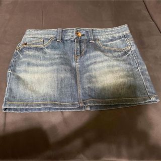 アルマーニエクスチェンジ(ARMANI EXCHANGE)のAX アルマーニエックスチェンジ　デニム　ダメージ　ミニスカート(ミニスカート)