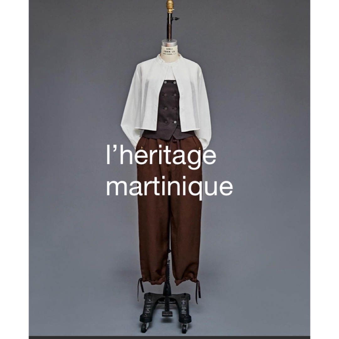 martinique(マルティニーク)の【l’heritage martinique】ドビーサテンパラシュートパンツ  レディースのパンツ(カジュアルパンツ)の商品写真