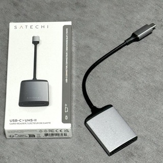 Satechi USB-C UHS-II MicroSD/SDカードリーダー(PC周辺機器)