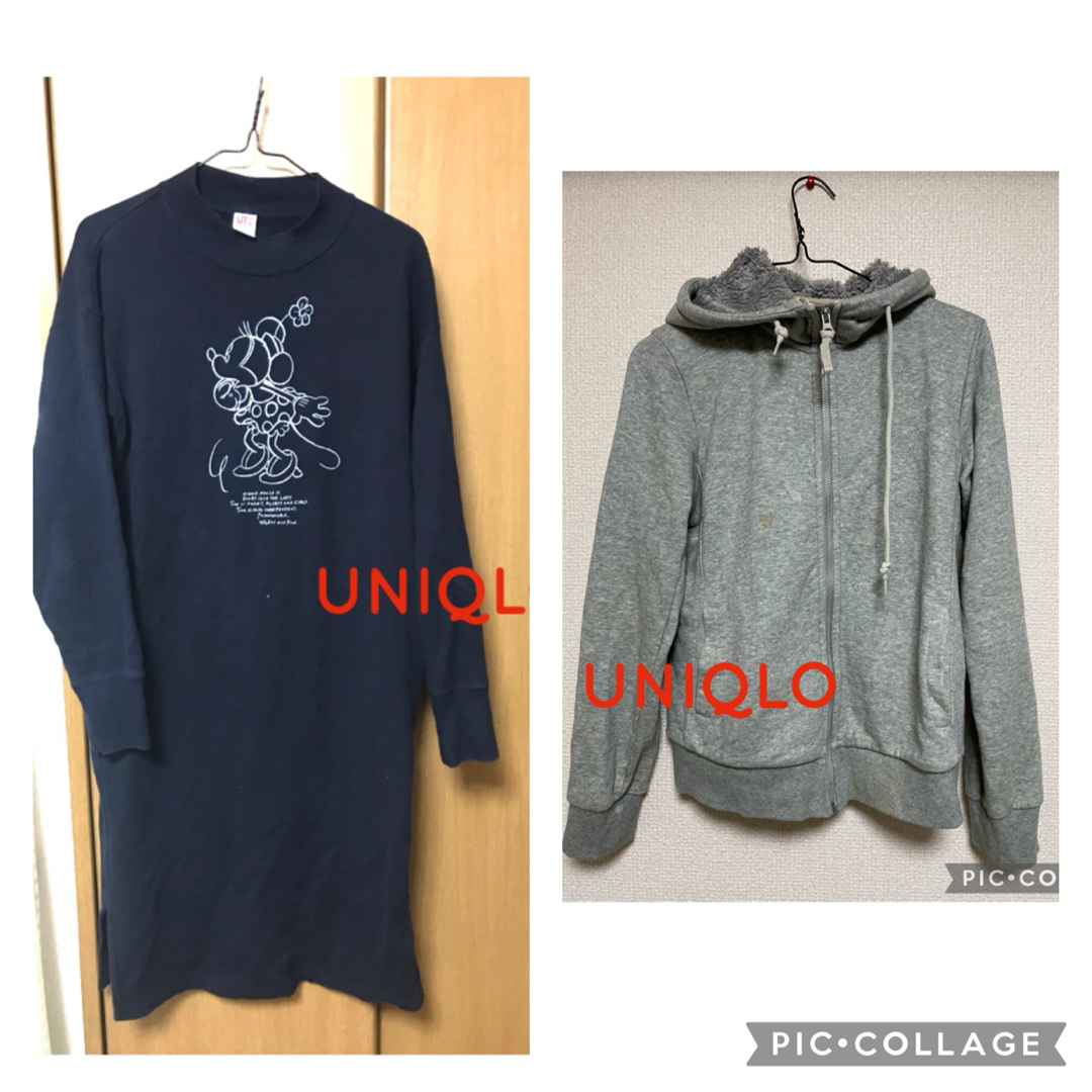 UNIQLO(ユニクロ)のユニクロ　パーカー　ワンピース　2点セット エンタメ/ホビーの漫画(少年漫画)の商品写真