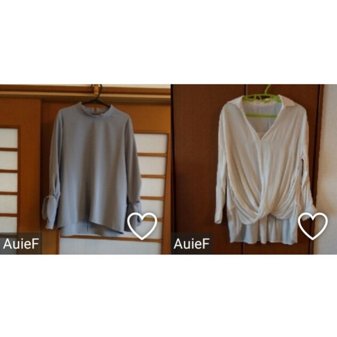 AuieF(アウィーエフ)のAuieF  2点セット レディースのトップス(シャツ/ブラウス(長袖/七分))の商品写真