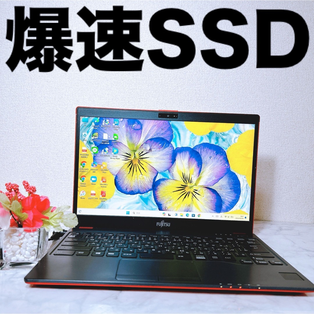 550089Win11⭐️NEC⭐️ノートでもタブレットでも使える超薄軽量SSD⭐️オフィス