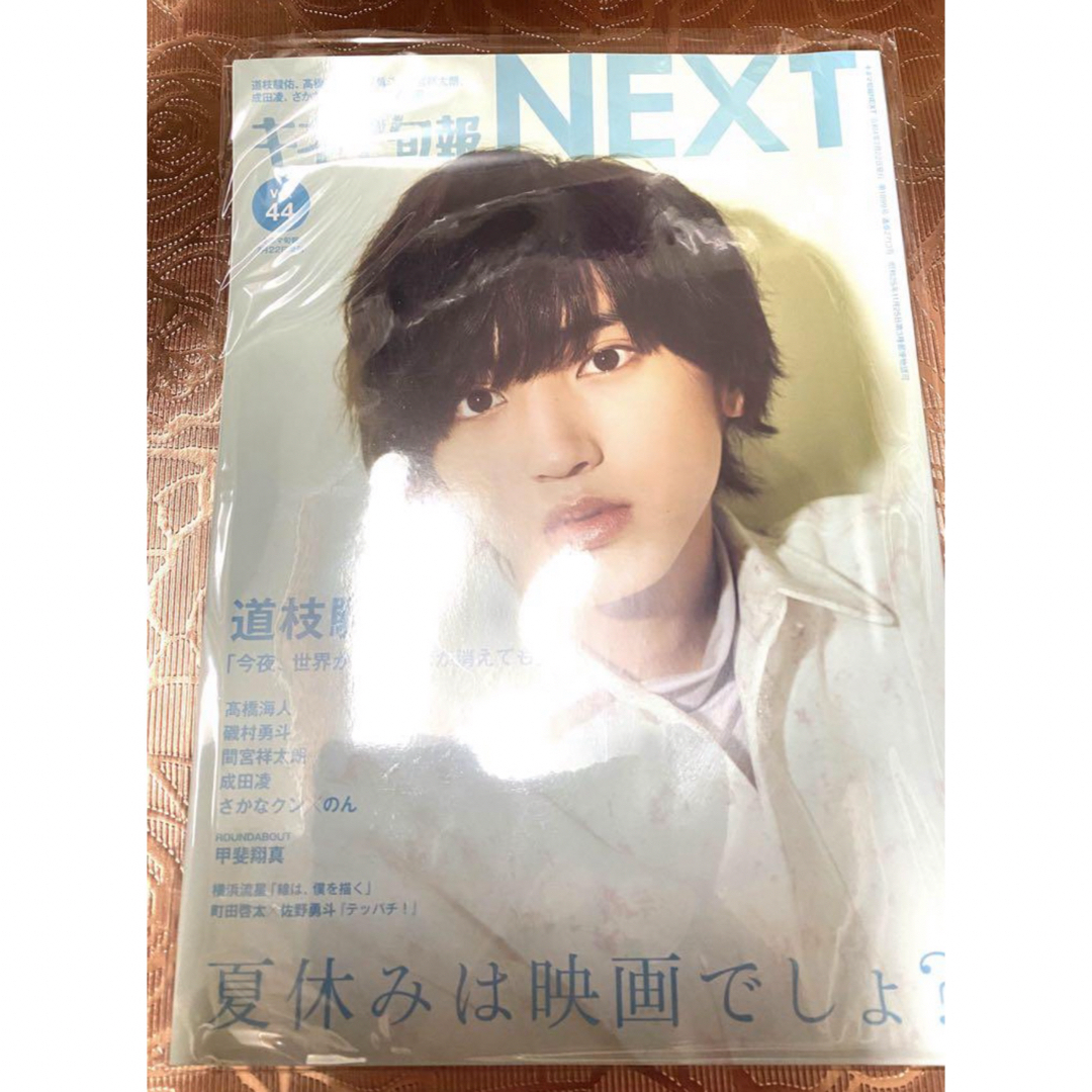 なにわ男子(ナニワダンシ)のキネマ旬報NEXT vol.44 表紙：道枝駿佑（なにわ男子） エンタメ/ホビーのタレントグッズ(アイドルグッズ)の商品写真