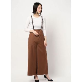 アメリヴィンテージ(Ameri VINTAGE)のNAUGHTY SUSPENDER PANTS アメリ　サスペンダーパンツ(サロペット/オーバーオール)