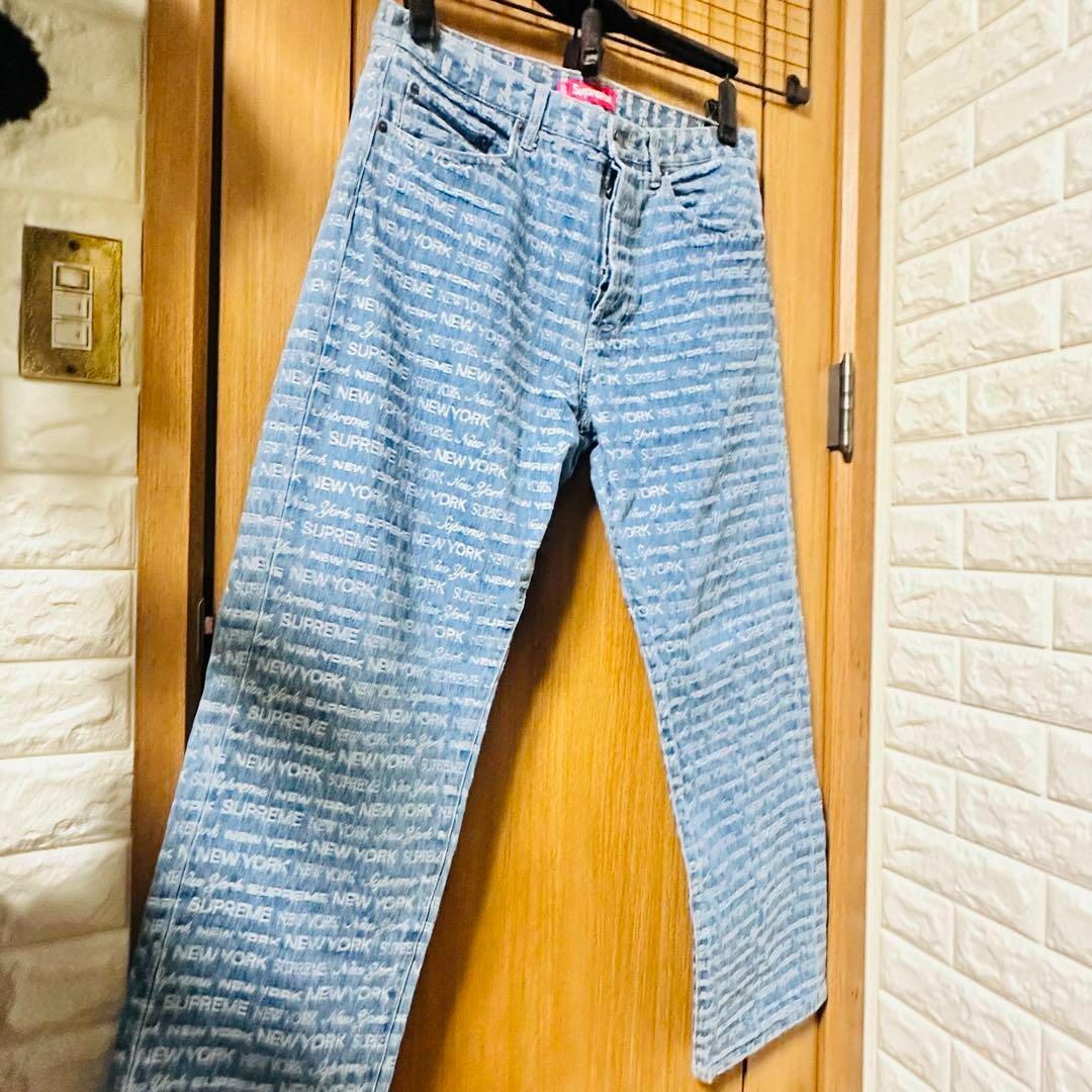 supreme multi type jacquard Regular Jean | フリマアプリ ラクマ