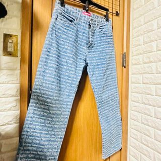 シュプリーム(Supreme)のsupreme multi type jacquard Regular Jean(デニム/ジーンズ)