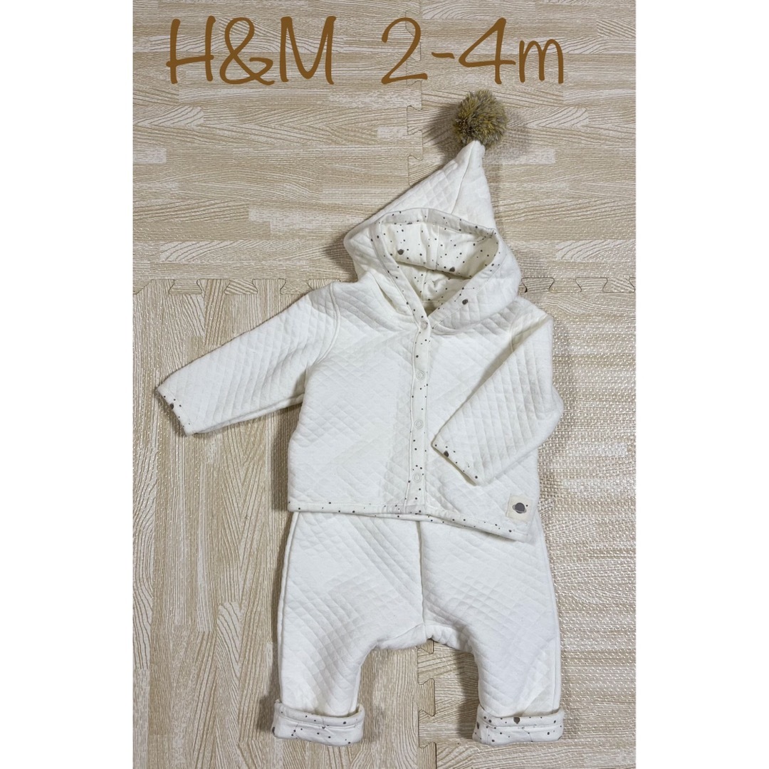 H&M(エイチアンドエム)のH&M エイチアンドエム アウター セットアップ とんがり帽子 60cm キッズ/ベビー/マタニティのベビー服(~85cm)(その他)の商品写真