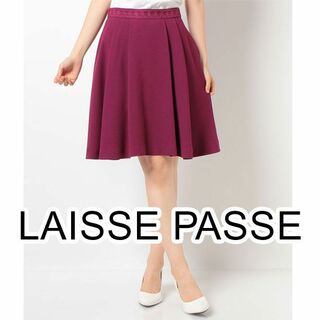 LAISSE PASSE - 新品 レッセパッセ 腰元レース フレアスカート