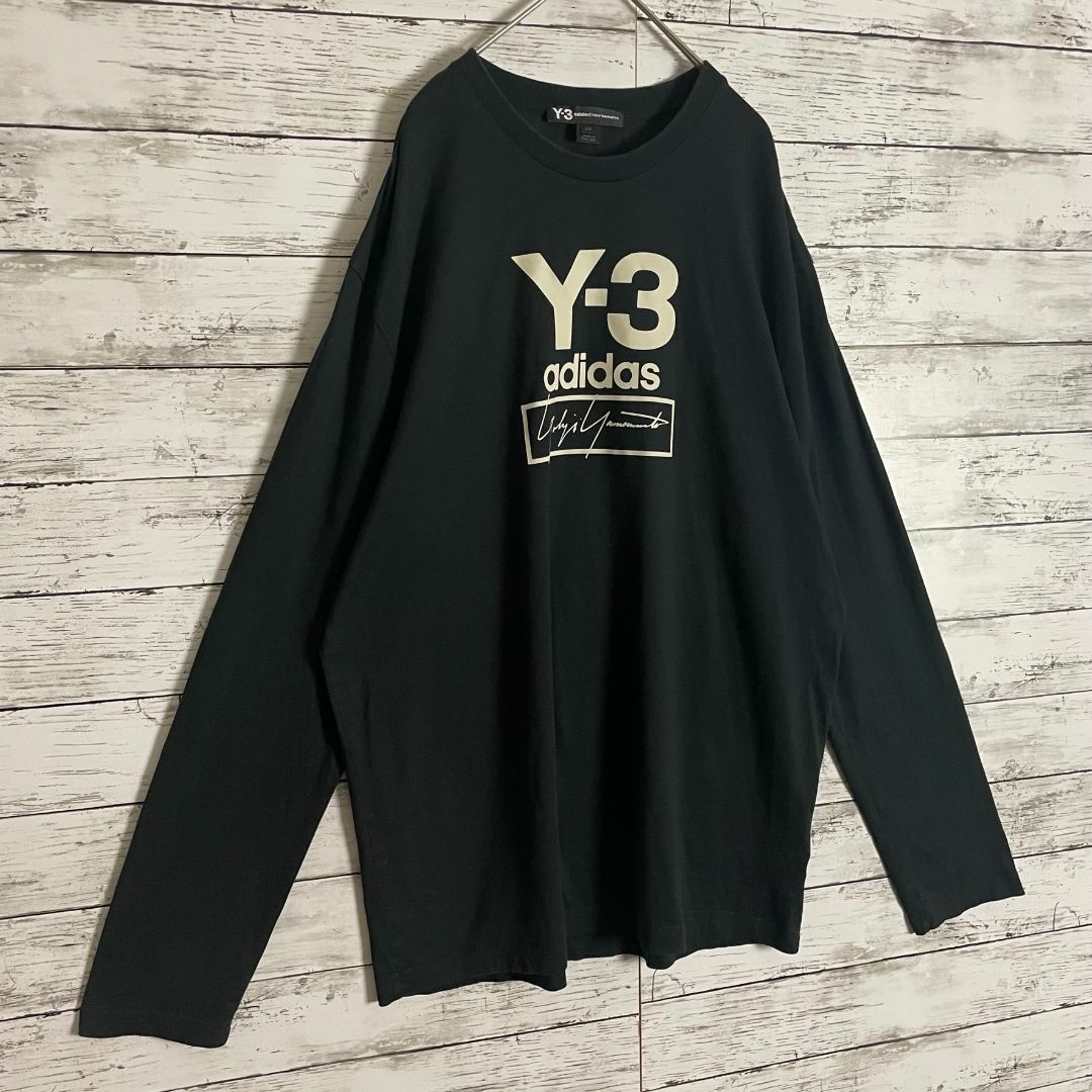 Y-3(ワイスリー)の【即完売モデル】Y-3 yohji yamamoto 長袖 ロンT 人気 美品 メンズのトップス(Tシャツ/カットソー(七分/長袖))の商品写真