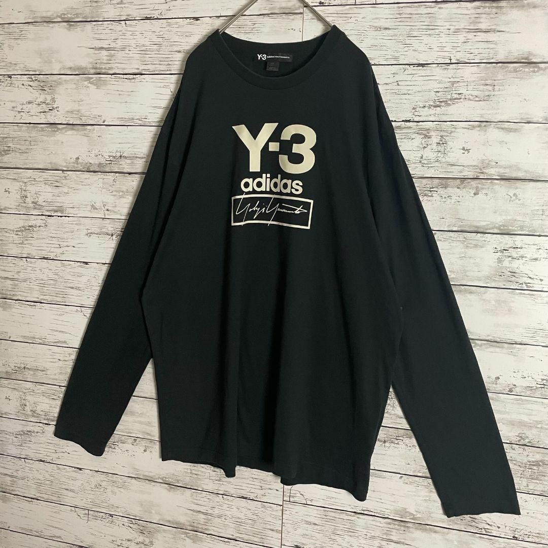 Y-3(ワイスリー)の【即完売モデル】Y-3 yohji yamamoto 長袖 ロンT 人気 美品 メンズのトップス(Tシャツ/カットソー(七分/長袖))の商品写真