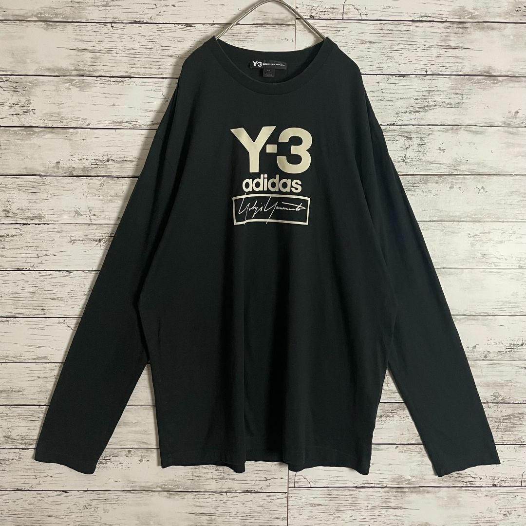Y-3(ワイスリー)の【即完売モデル】Y-3 yohji yamamoto 長袖 ロンT 人気 美品 メンズのトップス(Tシャツ/カットソー(七分/長袖))の商品写真