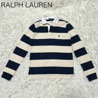 ラルフローレン(Ralph Lauren)の【RALPH LAUREN】ポロシャツ 長袖 ボーダー M相当(ポロシャツ)