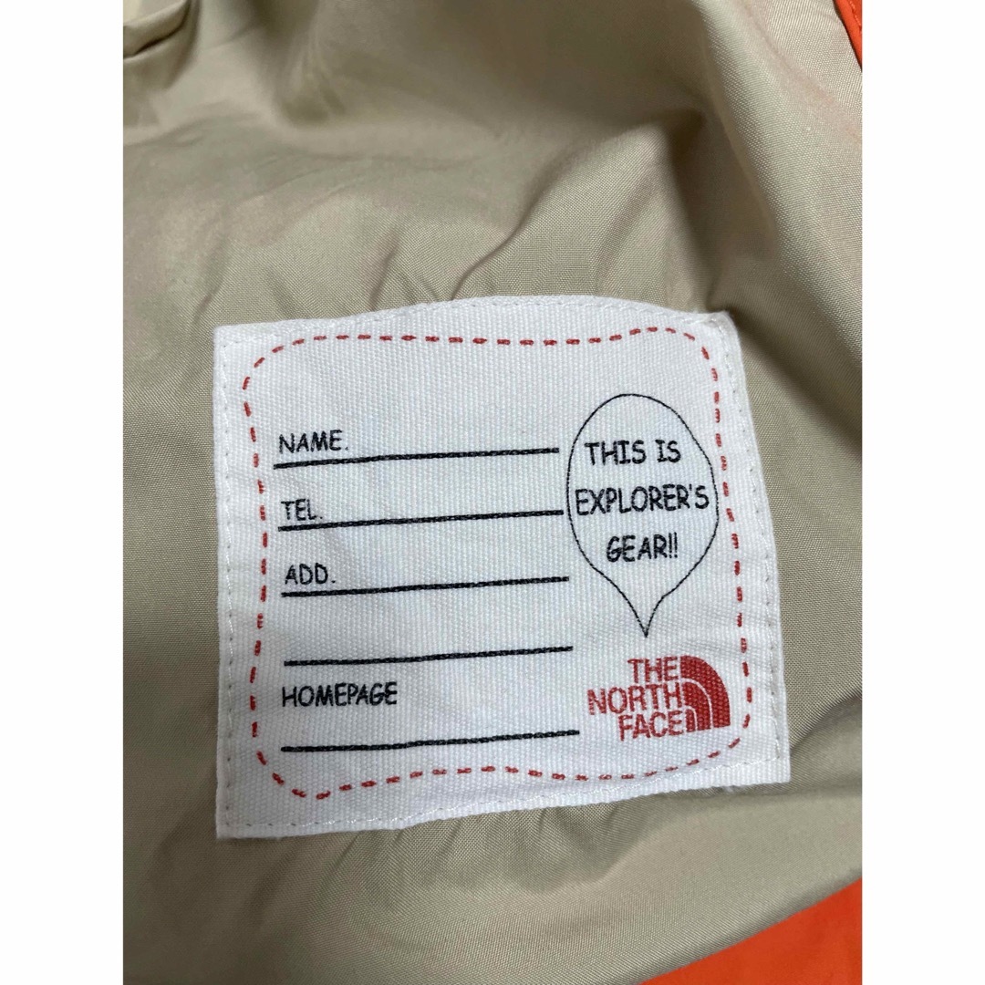 THE NORTH FACE(ザノースフェイス)の【美品】ノースフェイス⭐︎マウンテンパーカー⭐︎オレンジ キッズ/ベビー/マタニティのキッズ服男の子用(90cm~)(ジャケット/上着)の商品写真