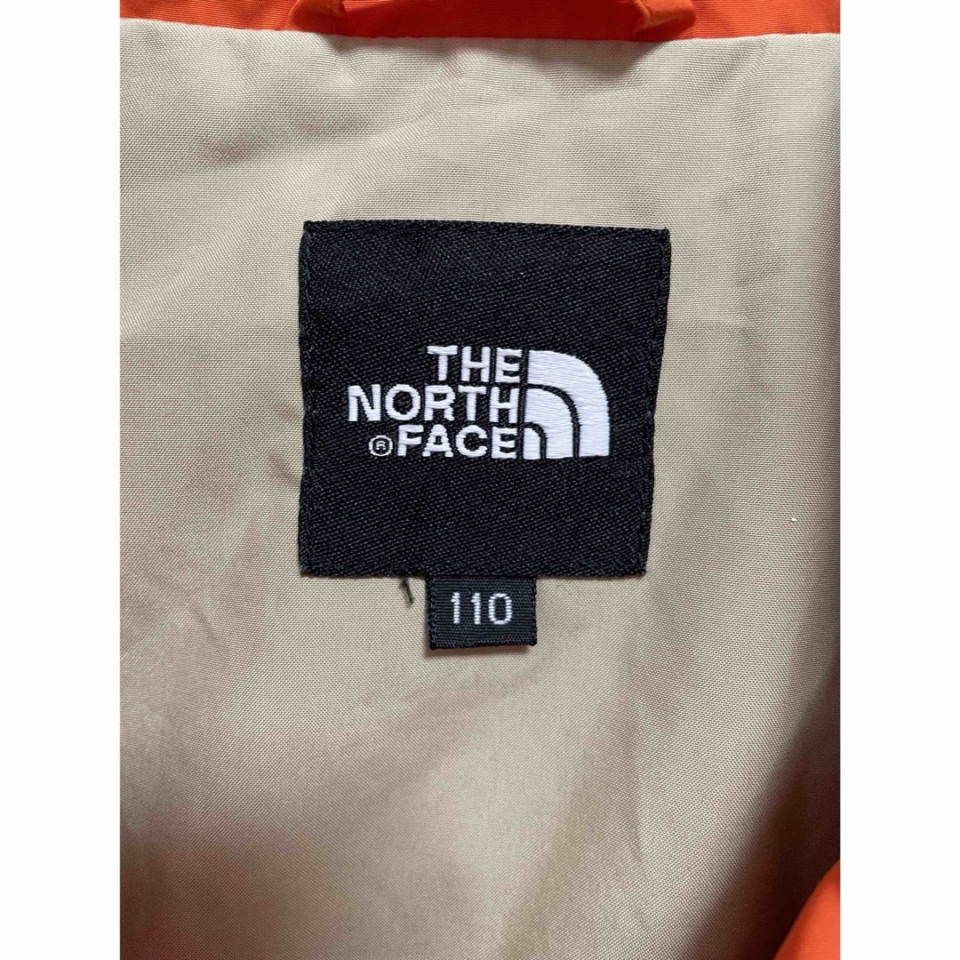 THE NORTH FACE(ザノースフェイス)の【美品】ノースフェイス⭐︎マウンテンパーカー⭐︎オレンジ キッズ/ベビー/マタニティのキッズ服男の子用(90cm~)(ジャケット/上着)の商品写真