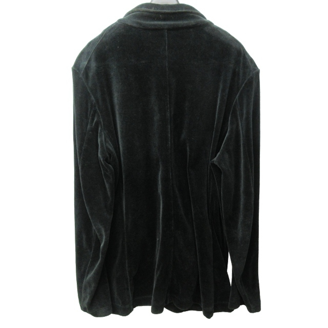 TOMORROWLAND(トゥモローランド)のトゥモローランド テーラードジャケット ブレザー 起毛 コットン M ブラック メンズのジャケット/アウター(テーラードジャケット)の商品写真