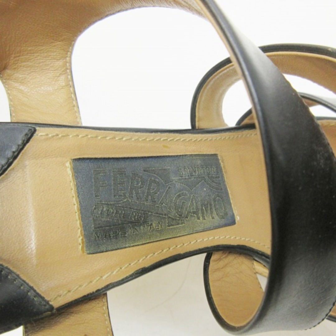 Salvatore Ferragamo(サルヴァトーレフェラガモ)のサルヴァトーレフェラガモ サンダル ガンチーニ ウェッジソール 厚底 約23.5 レディースの靴/シューズ(サンダル)の商品写真
