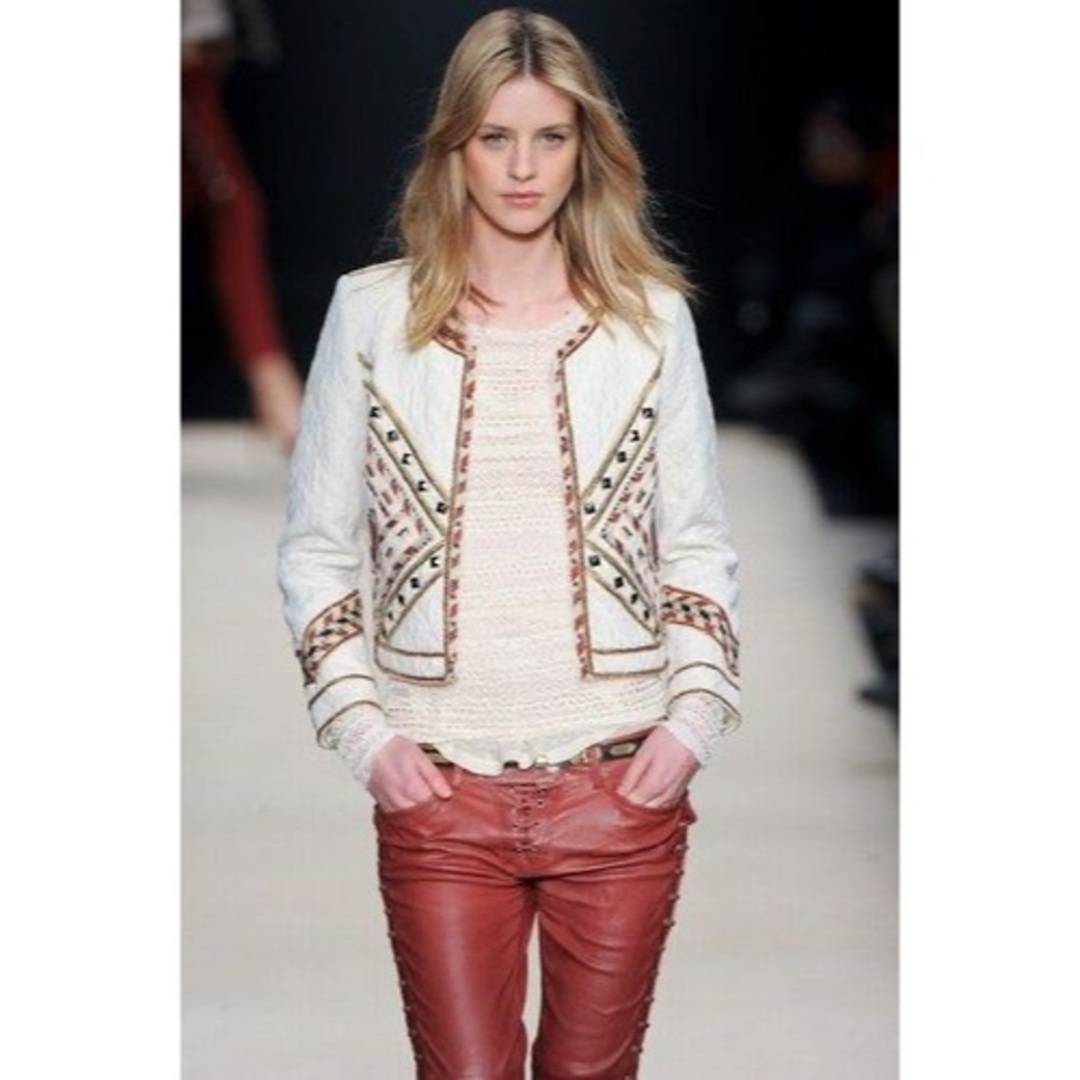 Isabel Marant - ISABEL MARANT(イザベルマラン)ジャケット 白 Isabel Marant - ISABEL MARANT(イザベルマラン)ジャケット 白