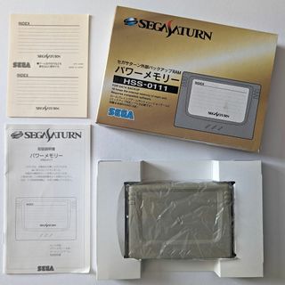 セガ(SEGA)のセガサターン パワーメモリー グレー シールあり　Sega Saturn SS(家庭用ゲームソフト)