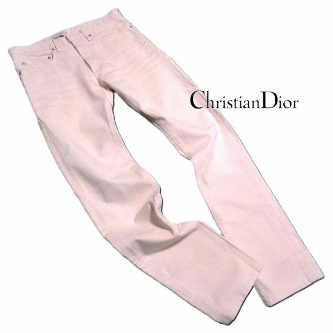 Christian Dior(クリスチャンディオール)のお値下げ◆Dior/クリスチャンディオール◆ 29インチ クラッシュ加工パンツ レディースのパンツ(カジュアルパンツ)の商品写真