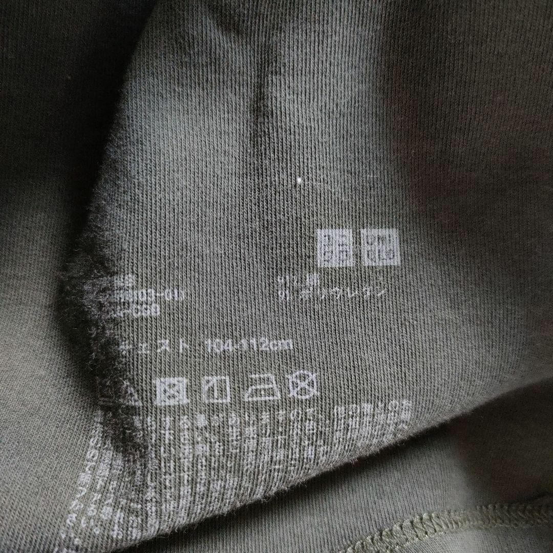 UNIQLO(ユニクロ)のUNIQLO ユニクロ (XL)　コットン前あきクルーネックT　8分袖 メンズのトップス(Tシャツ/カットソー(七分/長袖))の商品写真