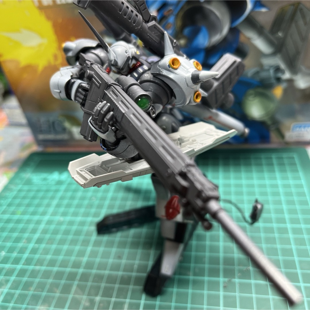 High Grade（BANDAI）(ハイグレード)のHGUC 1/144 ケンプファー  全塗装 連邦軍仕様 エンタメ/ホビーのおもちゃ/ぬいぐるみ(模型/プラモデル)の商品写真