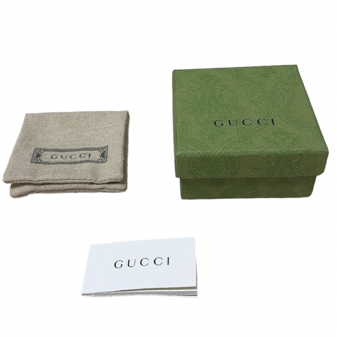 Gucci(グッチ)の正規品　GUCCI グッチ チェーンリング ロゴエナメルリング　喜平 メンズのアクセサリー(リング(指輪))の商品写真